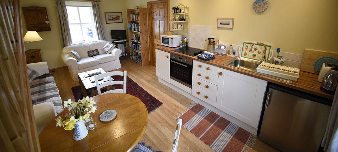 Half of Three self catering accommodation on the Isle of Skye with private parking and WIFI